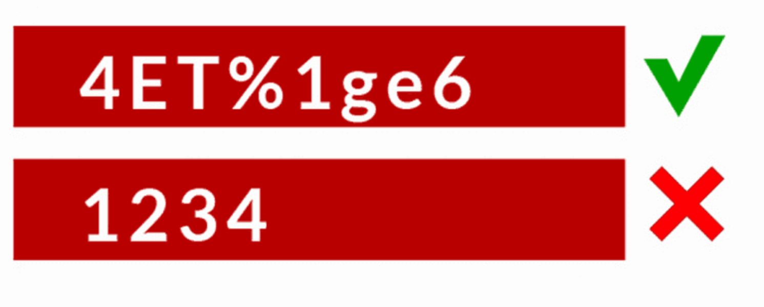 یک رمز عبور قوی