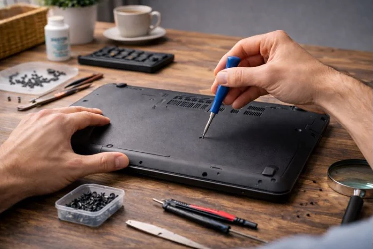 گام 6: بستن پنل پشتی