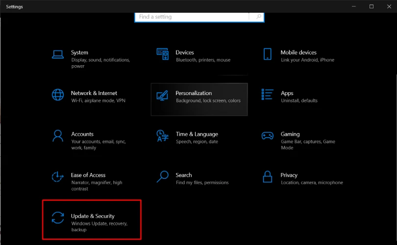 آپدیت ویندوز