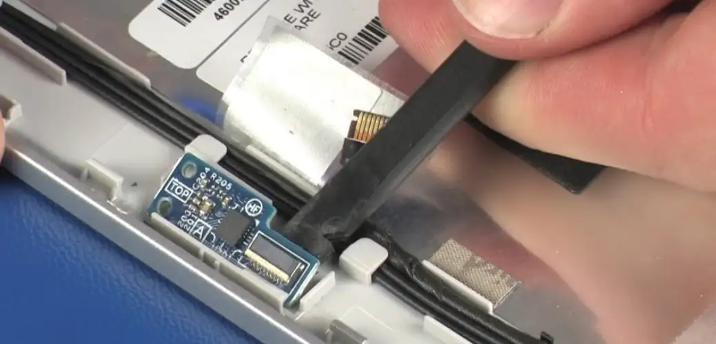 Laptop gyroscope sensor