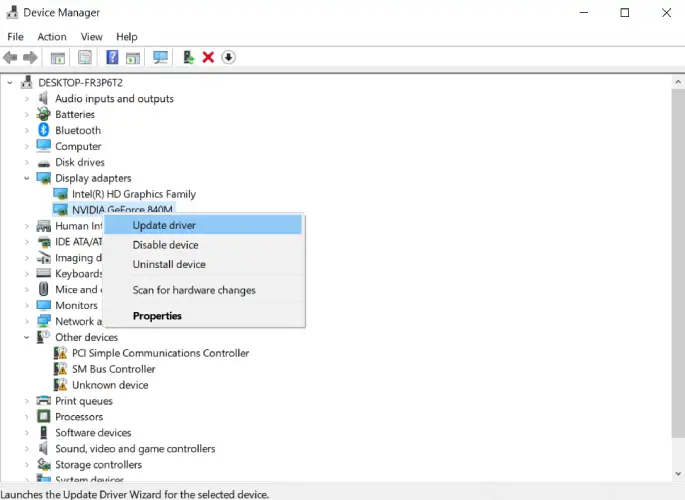 آپدیت درایور ها