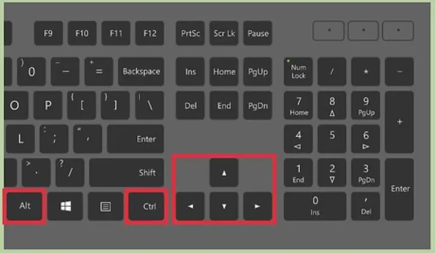 رفع چرخش صفحه لپ تاپ