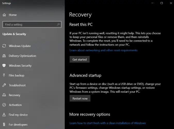 ریست لپ تاپ